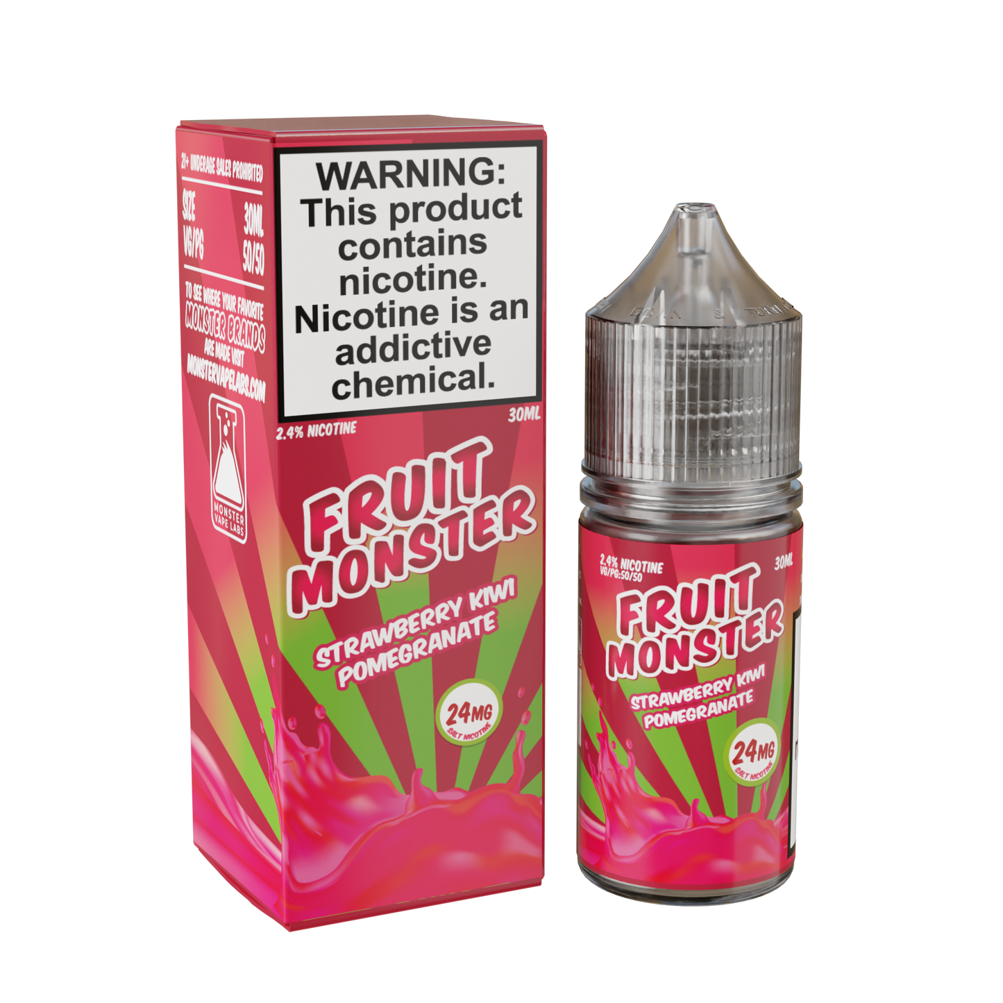 Best Deal Fruit Monster Salts 30mL Vape Juice - Strawberry Kiwi Pomegranate