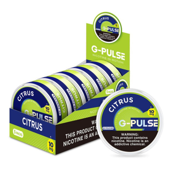 G Pulse Nic Pouches Citrus