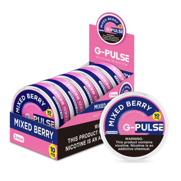 G Pulse Nic Pouches Mixed Berry