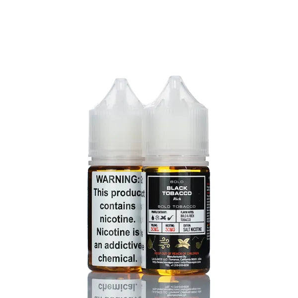 BSX Vapor Salt Nic  - Black Tobacco - 30ml