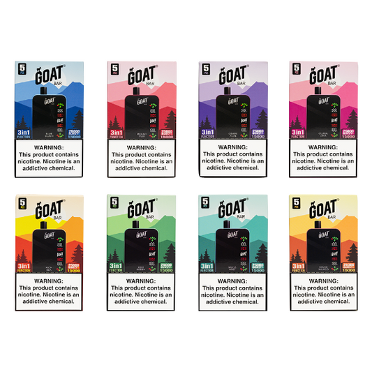 Best Deal Goat Bar 25,000 Puffs Disposable Vape 18mL 