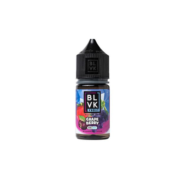 BLVK Frost Series Salt E-Liquid 30mL Best Flavor Grape Berry Ice