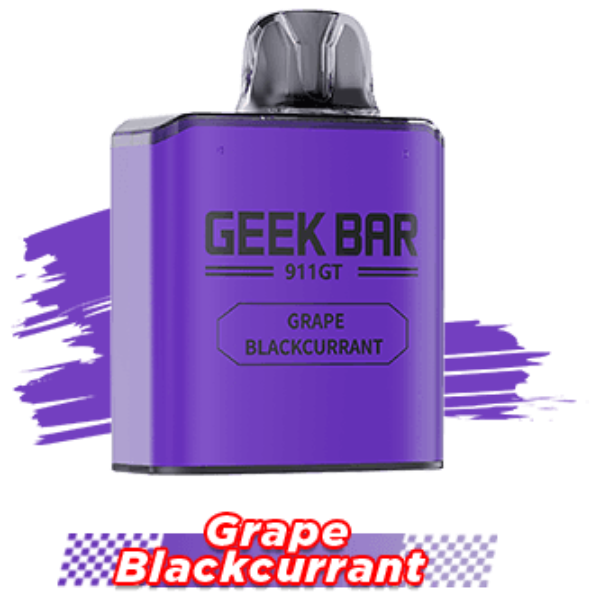 Best Deal Geekbar 911 GT Replaceable Flavor Vape Pod - Grape BlackCurrant