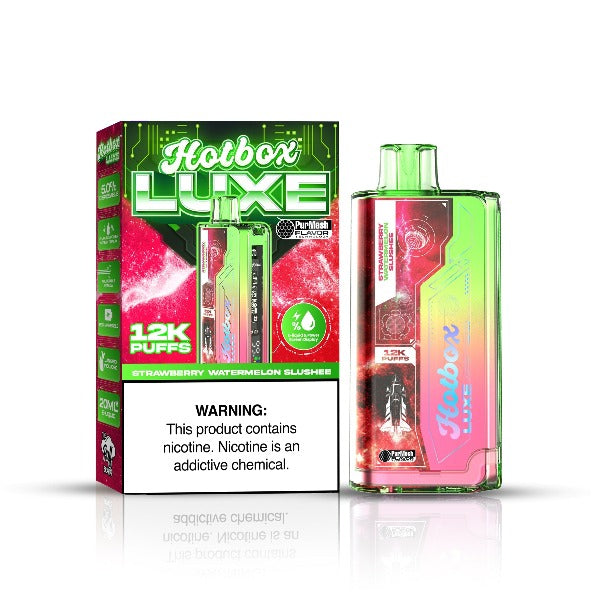 Best Deal Hotbox Luxe 12k Puffs Disposable Vape 20mL Strawberry Watermelon Slushee