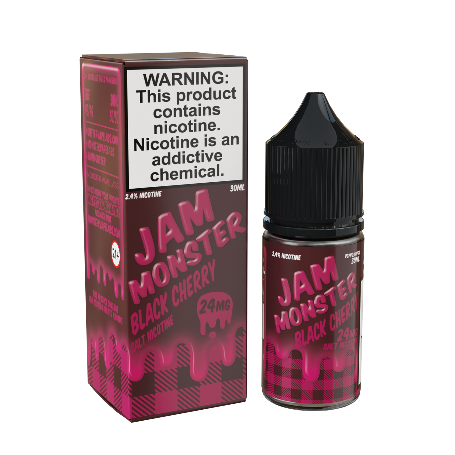 Best Deal Jam Monster Salts 30ML Vape Juice  - black cherry