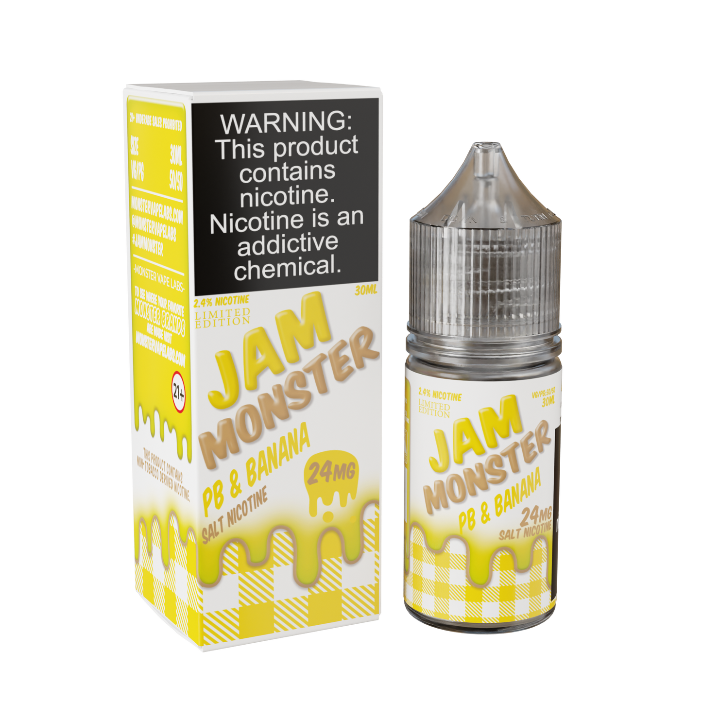 Best Deal Jam Monster Salts 30ML Vape Juice - PB & Banana