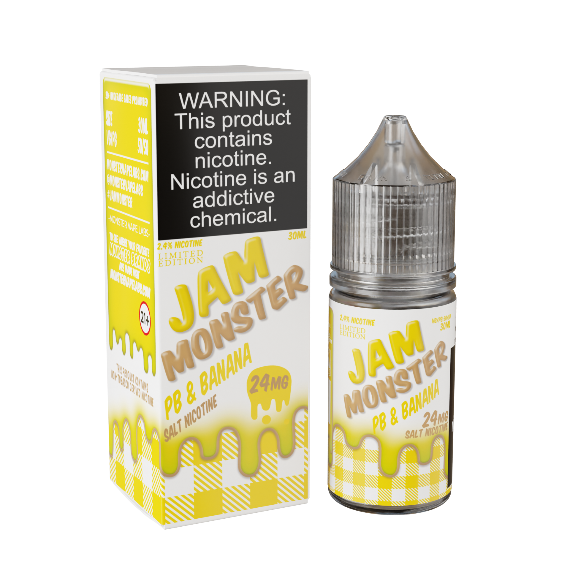 Best Deal Jam Monster Salts 30ML Vape Juice - PB & Banana