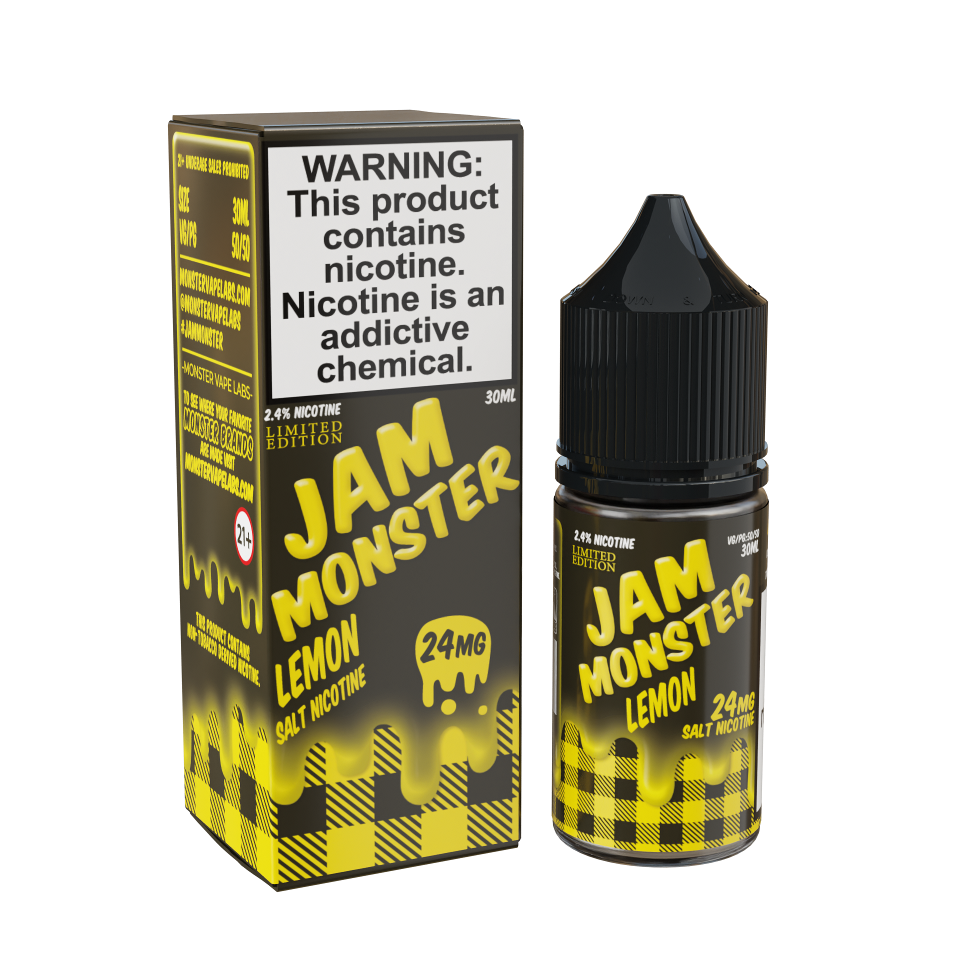 Best Deal Jam Monster Salts 30ML Vape Juice - Lemon