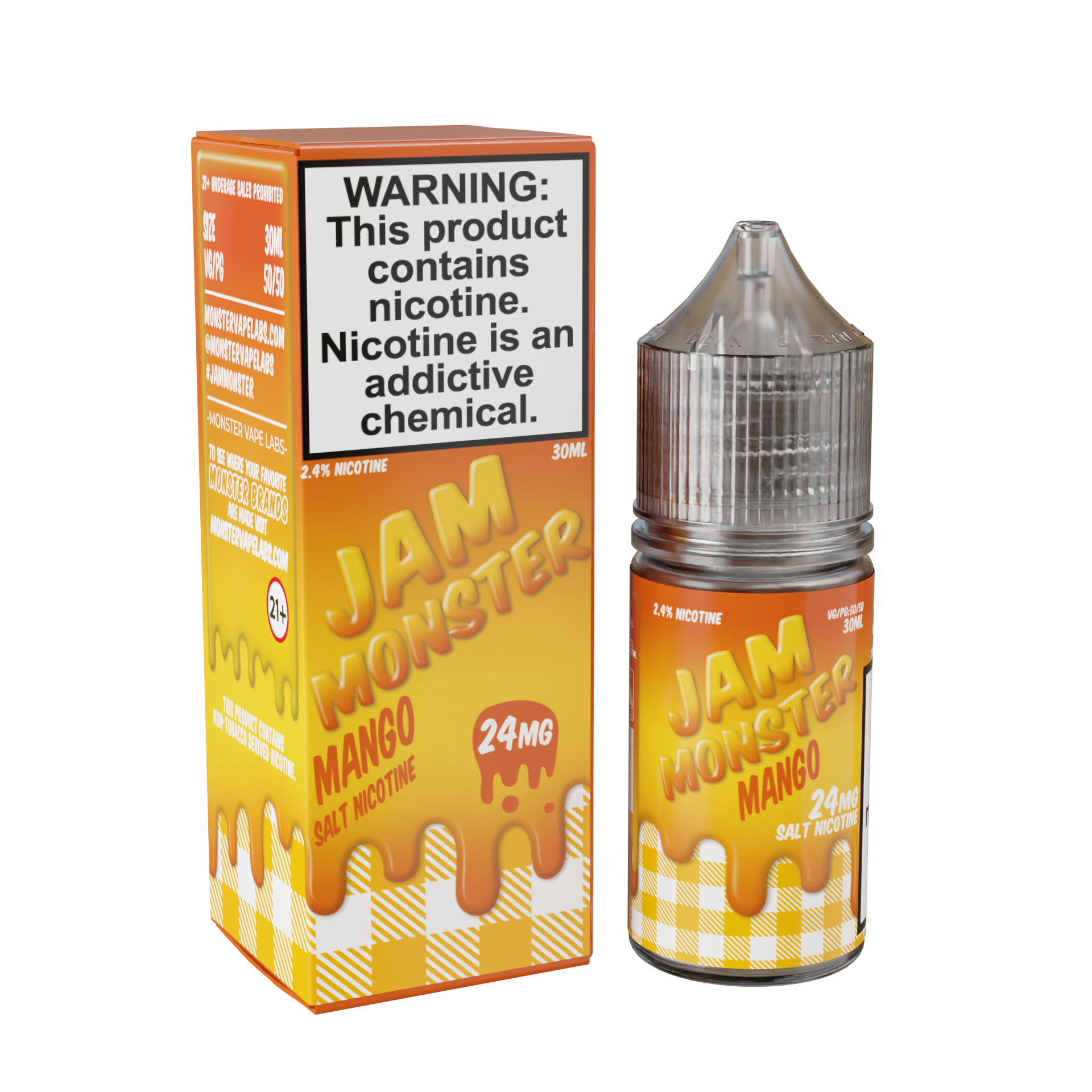 Best Deal Jam Monster Salts 30ML Vape Juice -  Mango