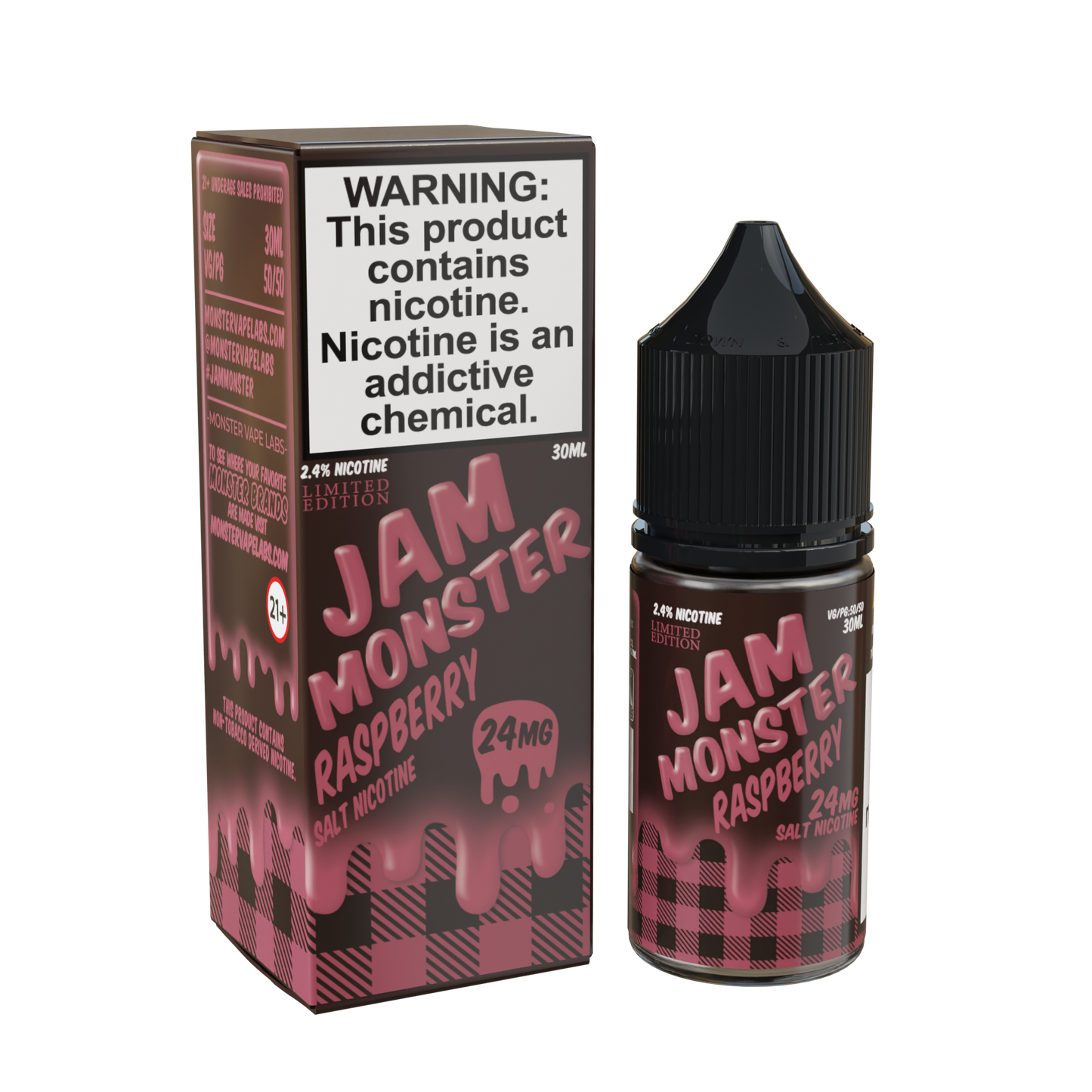 Best Deal Jam Monster Salts 30ML Vape Juice - Raspberry