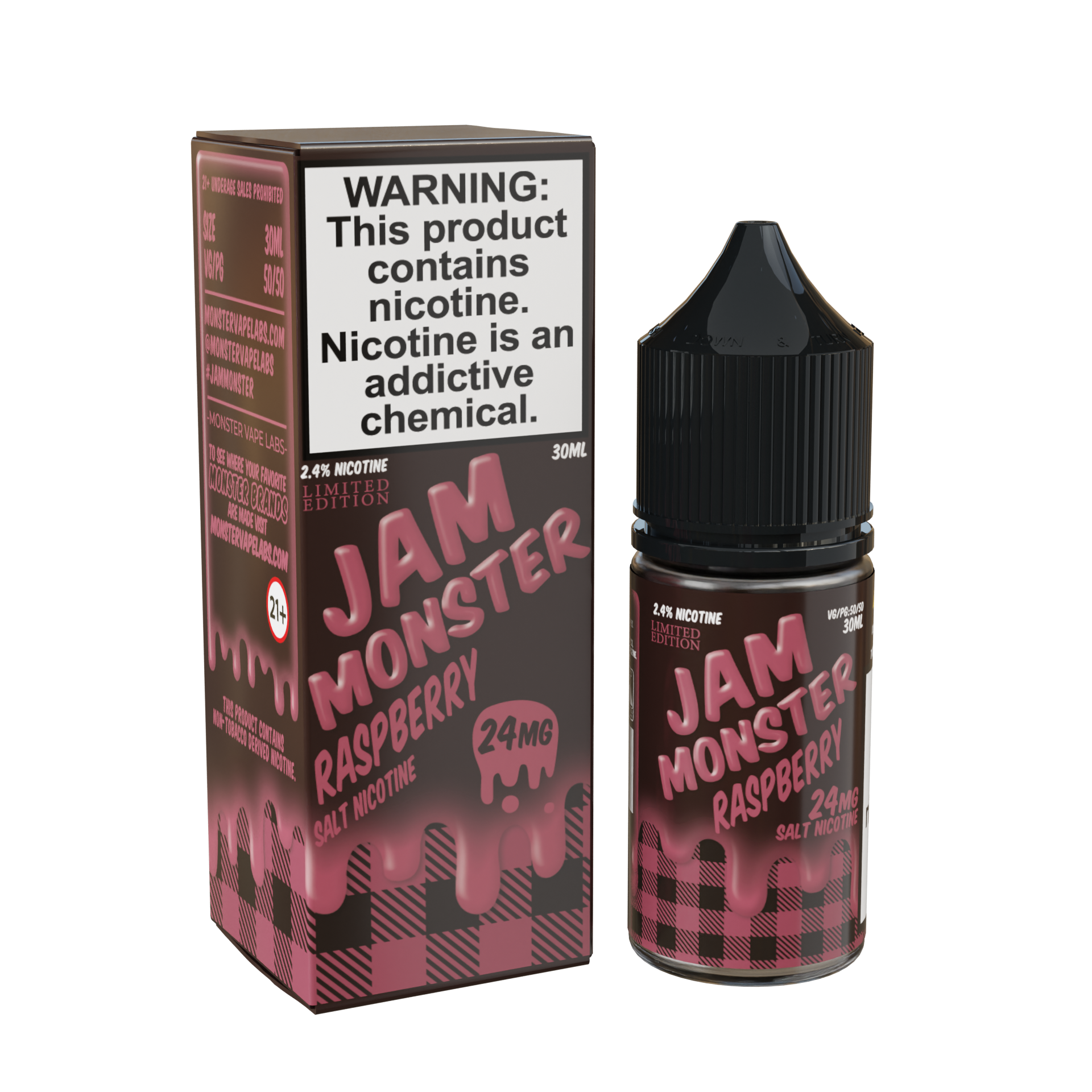 Best Deal Jam Monster Salts 30ML Vape Juice - Raspberry