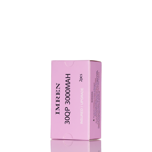 IMREN 30QP 18650 Battery 3000mAh 15A - Pack of 2