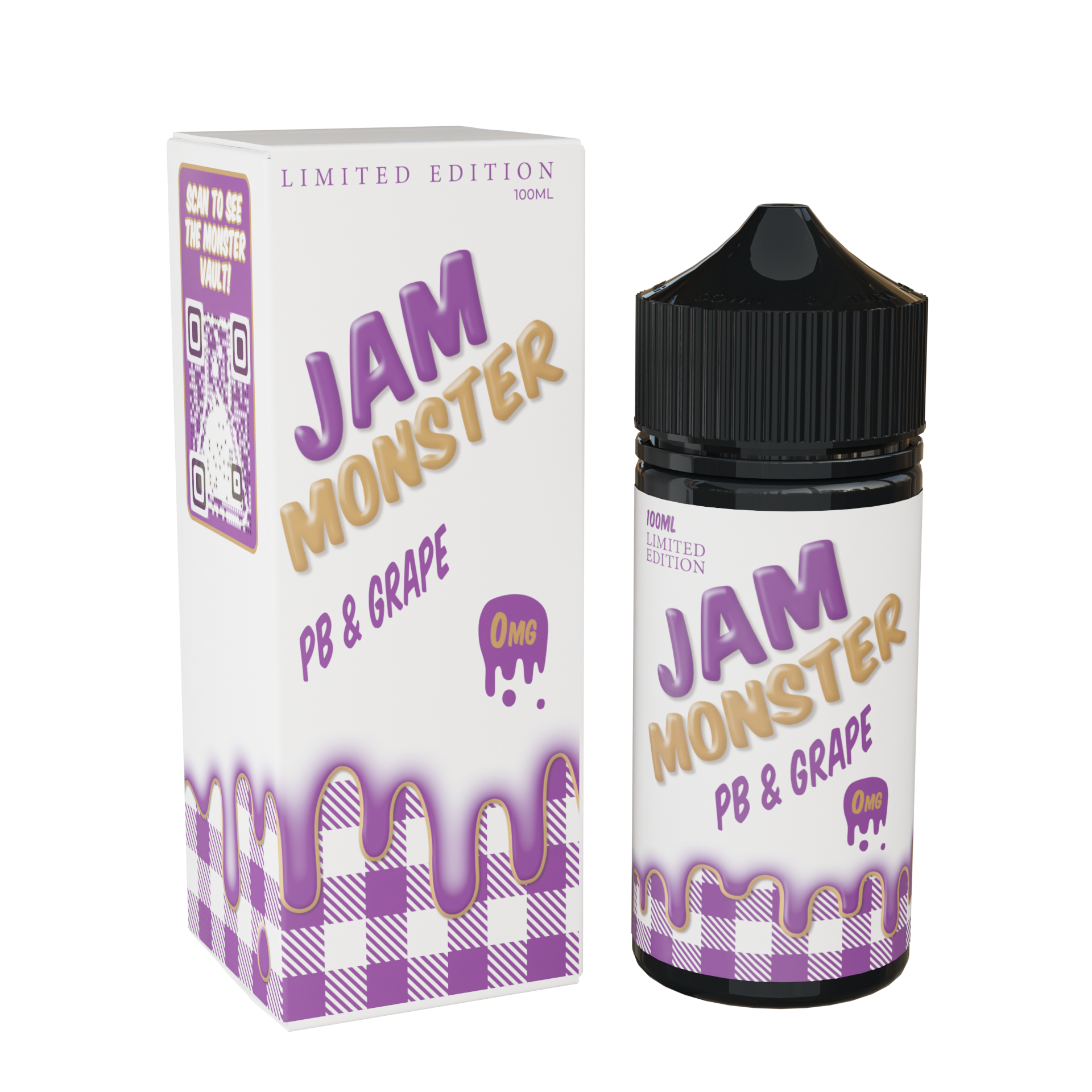 Best Deal Jam Monster 100mL Vape Juice - PB & Grabe