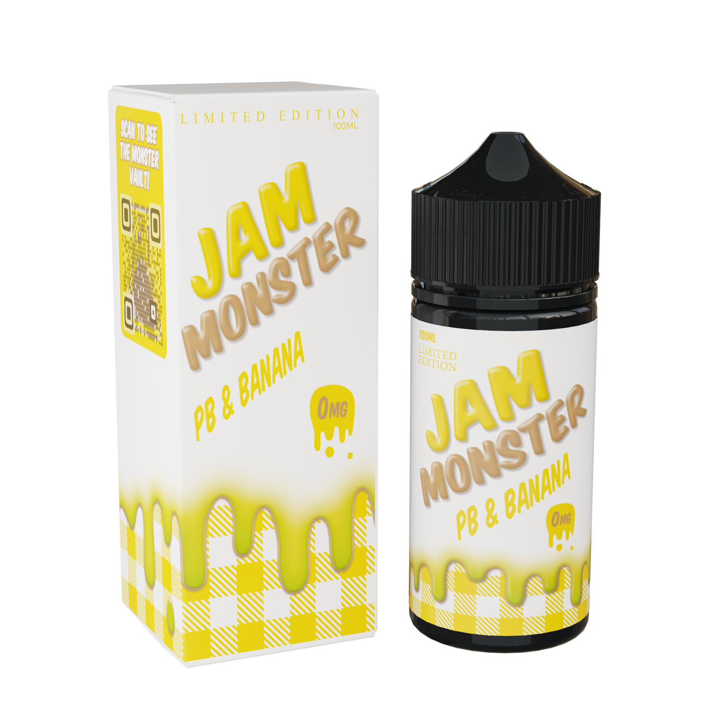 Best Deal Jam Monster 100mL Vape Juice - PB & Banana