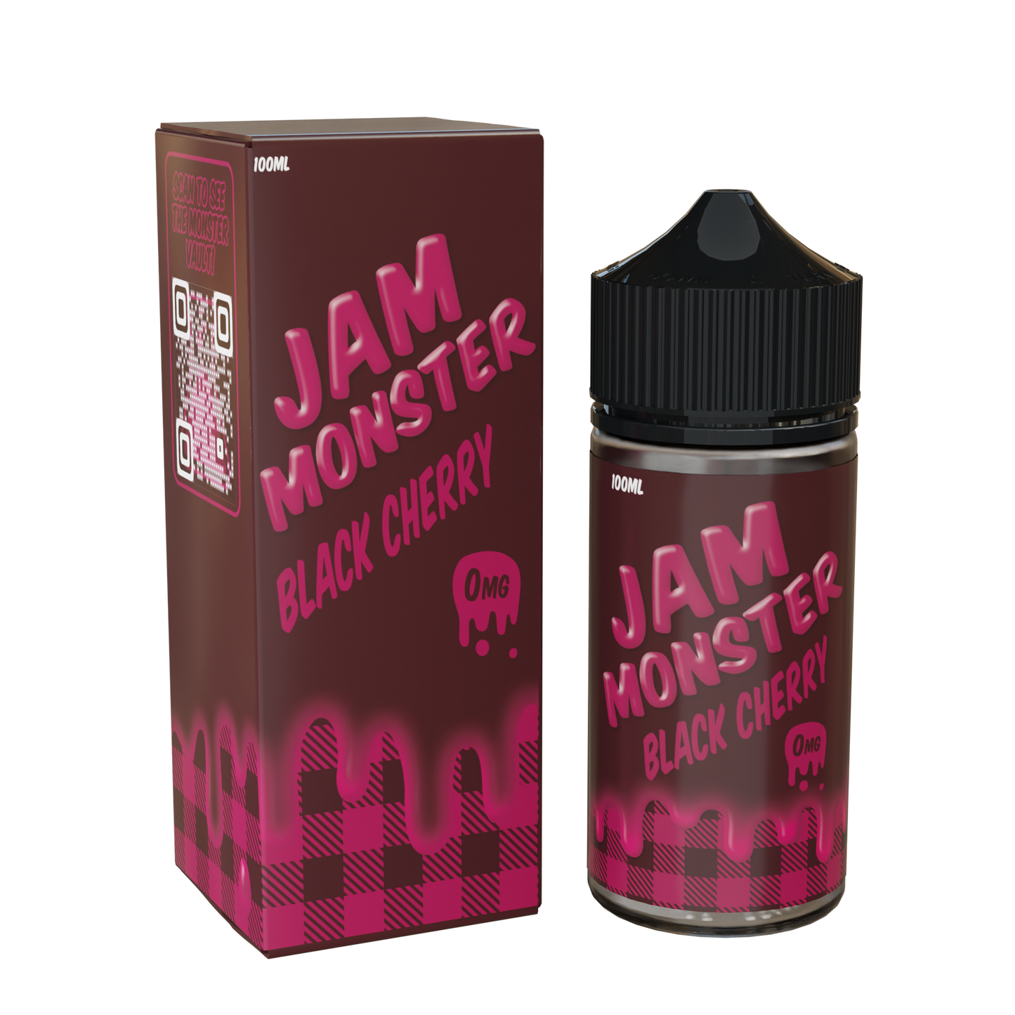 Best Deal Jam Monster 100mL Vape Juice - Black Cherry