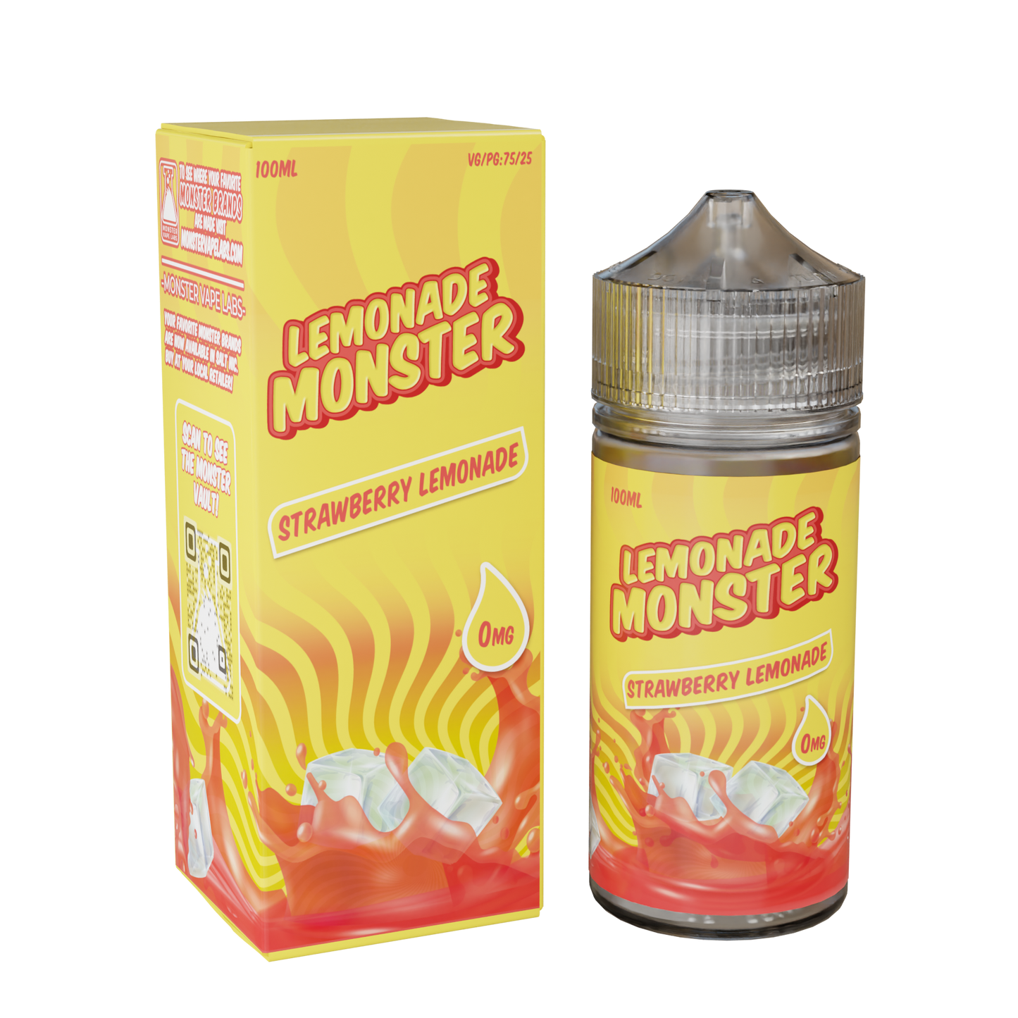 Best Deal Lemonade Monster 100mL Vape Juice - Strawberry  Lemonade