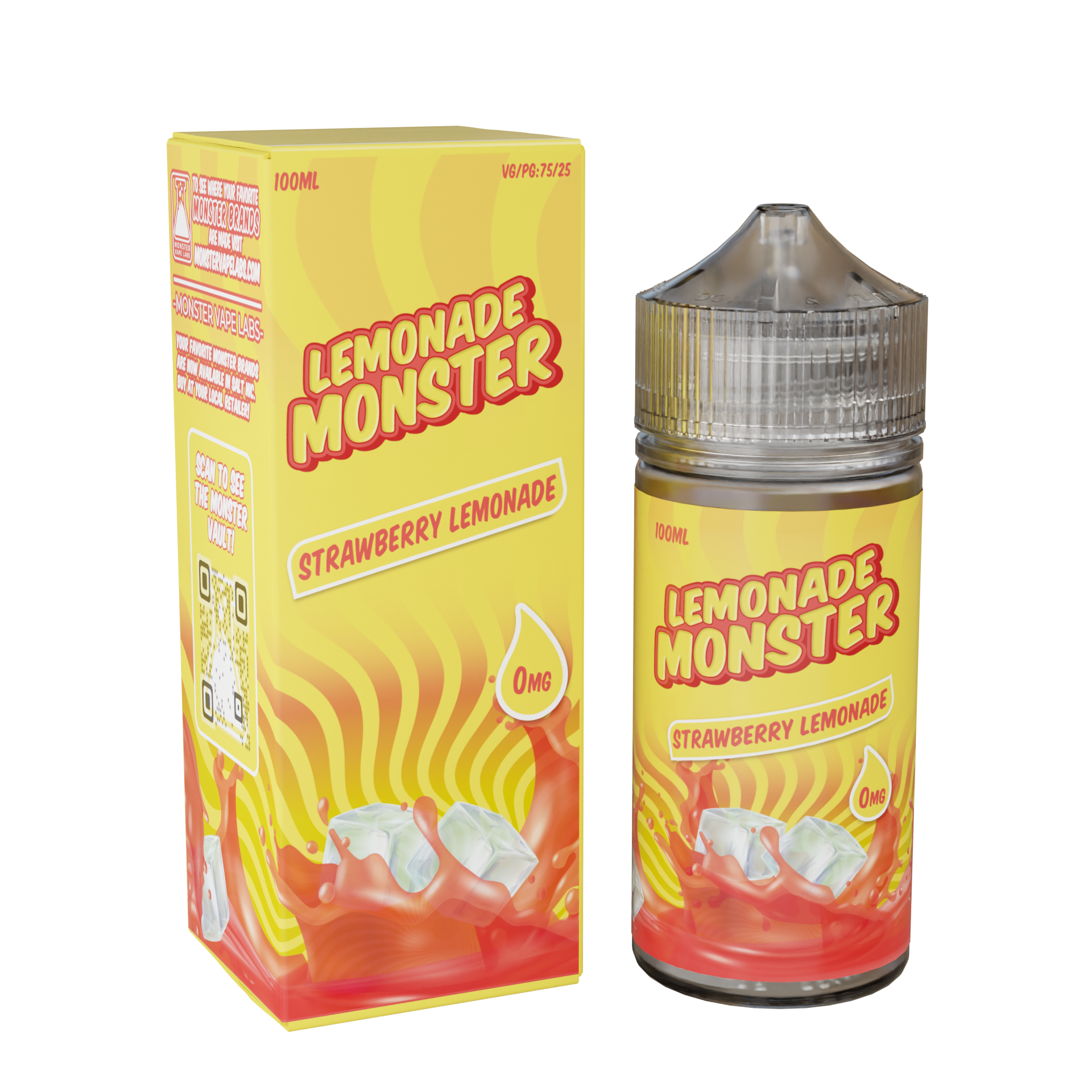 Best Deal Lemonade Monster 100mL Vape Juice - Strawberry  Lemonade