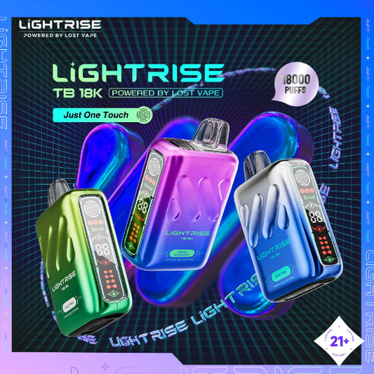 Lost Vape Lightrise TB 18K Disposable Vape 18mL Best Flavors