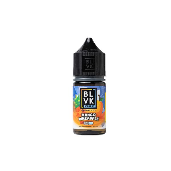 BLVK Frost Series Salt E-Liquid 30mL Best Flavor Mango Pineapple Ice