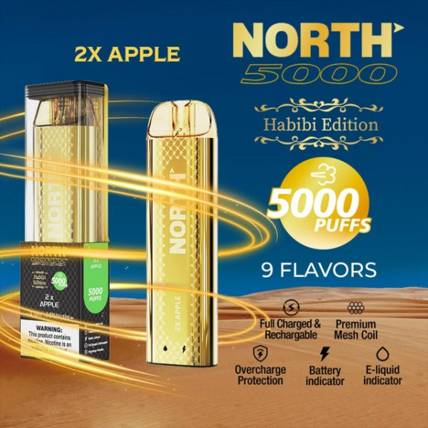 North 5000 Puffs Disposable Habibi Edition 10mL