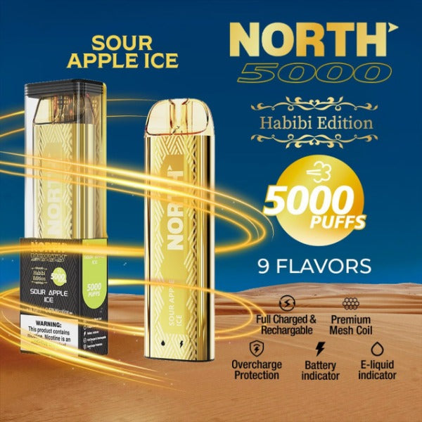 North 5000 Puffs Disposable Habibi Edition 10mL