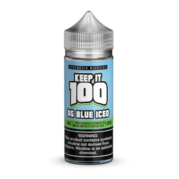 Best Deal Keep It 100 Synthetic Series 100mL - OG Blue ICED