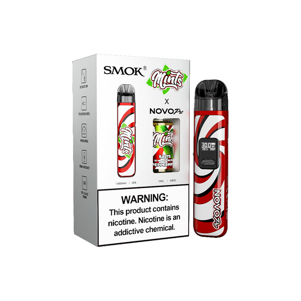 Best Deal SMOK Novo Pro Pod Device + Daddy's Vapor 10mL Bundle - Mint / Peppermint