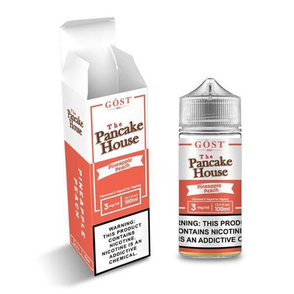 Best Deal Pancake House Vape Juice 100mL Pineapple Peach