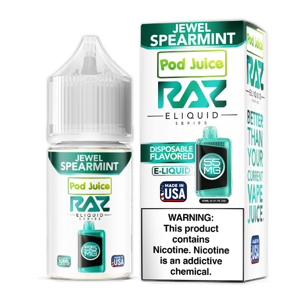 Pod Juice + RAZ Disposables Collab Salt E-Liquid 30mL