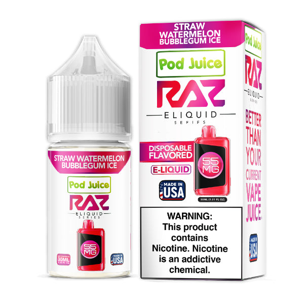 Pod Juice + RAZ Disposables Collab Salt E-Liquid 30mL