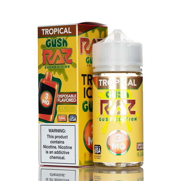 Pod Juice X RAZ E-Liquid - Tropical Gush - 100mL