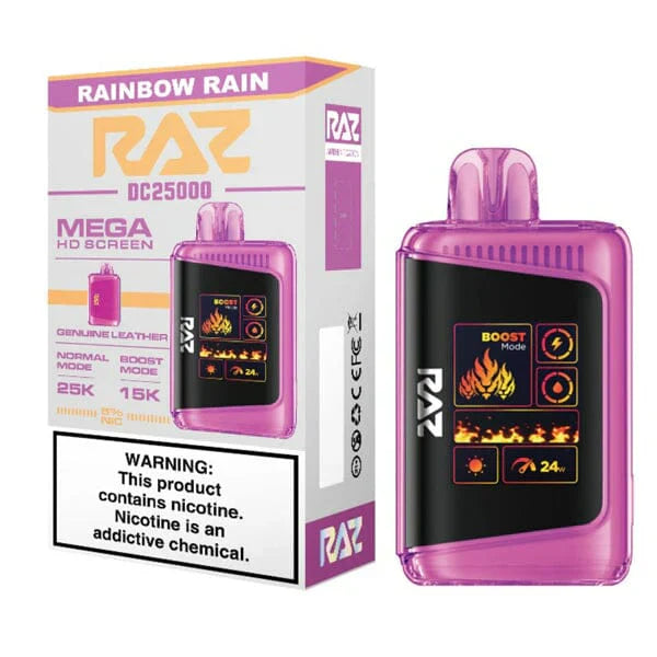 Best Deal RAZ DC25K 25,000 Puffs Rechargeable Vape 16mL - Rainbow Rain