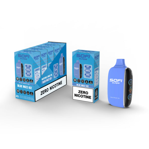 SOFI Surge 25000 Puffs Zero Nicotine Blue Razz Ice