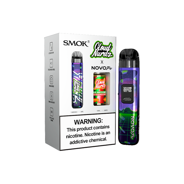 Best Deal SMOK Novo Pro Pod Device + Daddy's Vapor 10mL Bundle - Retro / Sour Watermelon Strawberry