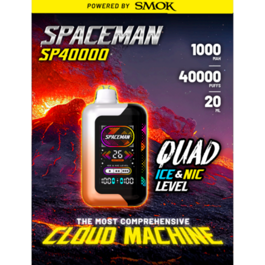 Best Deal Space Man SP40000 Disposable Vape 20mL