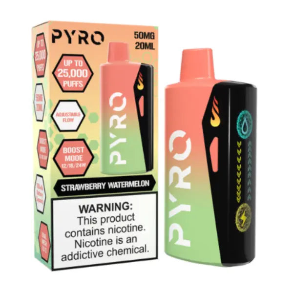 Best Deal Pyro Boost 25000 Puffs Disposable Vape 20mL - Strawberry Watermelon