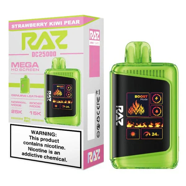 Best Deal RAZ DC25K 25,000 Puffs Rechargeable Vape 16mL - Strawberry Kiwi Pear