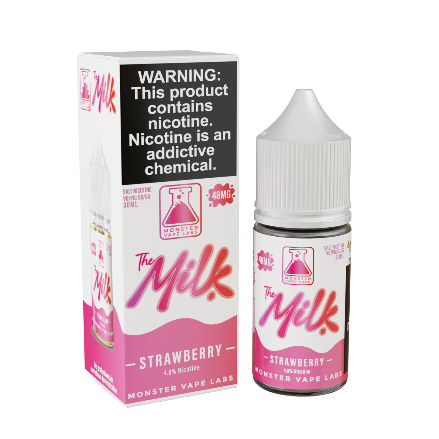 Best Deal The Milk TFN Salt  Vape Juice 30mL - Strawberry