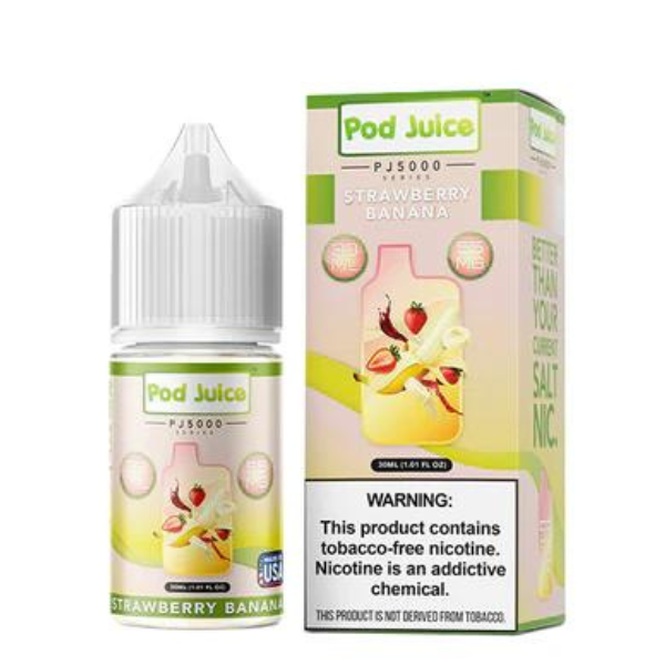 Best Deal Pod Juice Salt Vape Juice 30ML Strawberry Banana