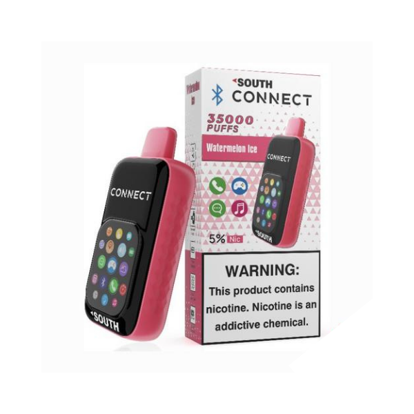 Best Deal North South Connect 35K Puffs Phone Disposable Vape 18mL 5 Pack - Watermelon Ice