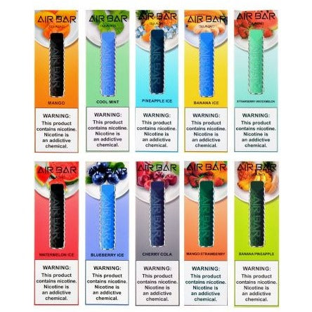 Air Bar Diamond Disposable Vape 10-Pack Best Flavors Mango Cool Mint  Pineapple Ice Banana Ice Strawberry Watermelon Watermelon Ice Blueberry Ice Cherry Cola Mango Strawberry Banana Pineapple