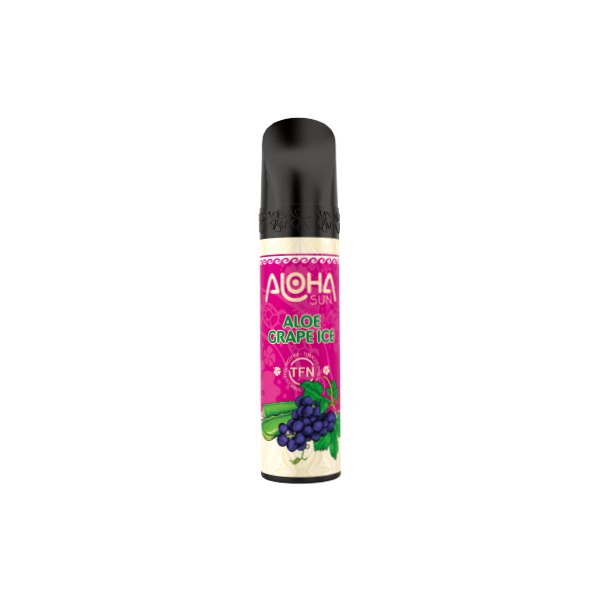 Best Deal Aloha Sun TFN Single Disposable Vape 8mL Aloe Grape Ice