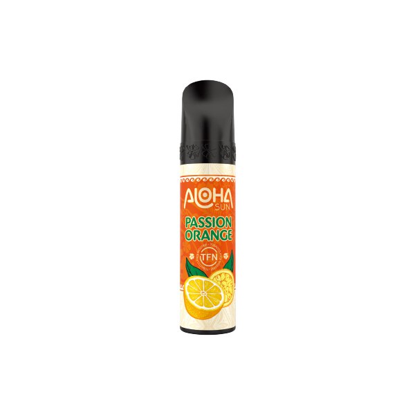 Best Deal Aloha Sun TFN Single Disposable Vape 8mL Passion Orange