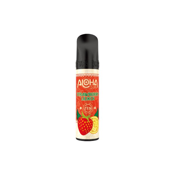 Best Deal Aloha Sun TFN Single Disposable Vape 8mL Strawberry Lilikoi