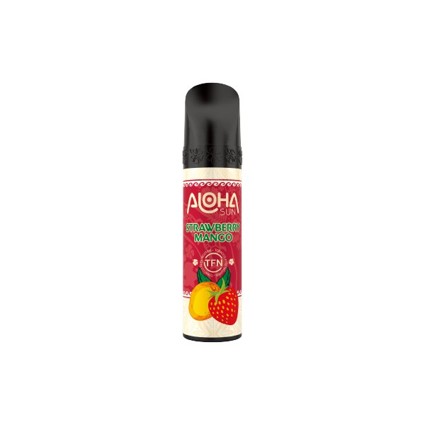 Best Deal Aloha Sun TFN Single Disposable Vape 8mL Strawberry Mango