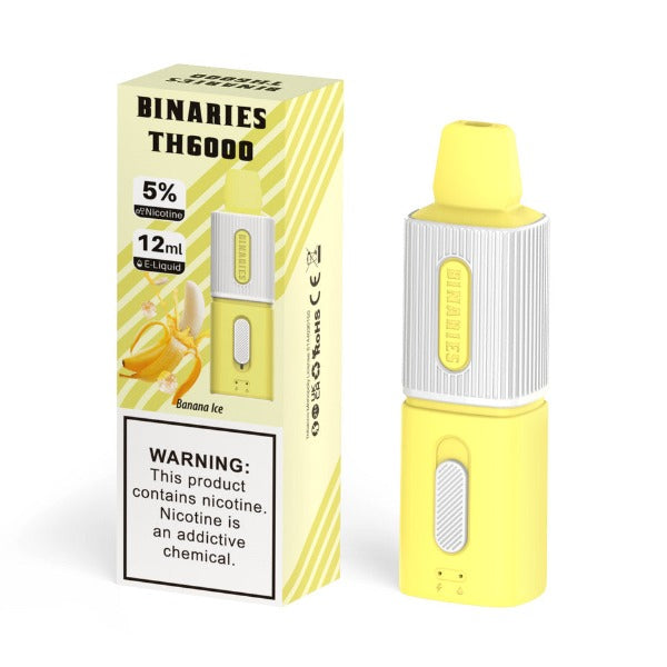 Best Deal HorizonTech Binaries Cabin TH6000 Puffs Disposable Vape 12mL Banana Ice