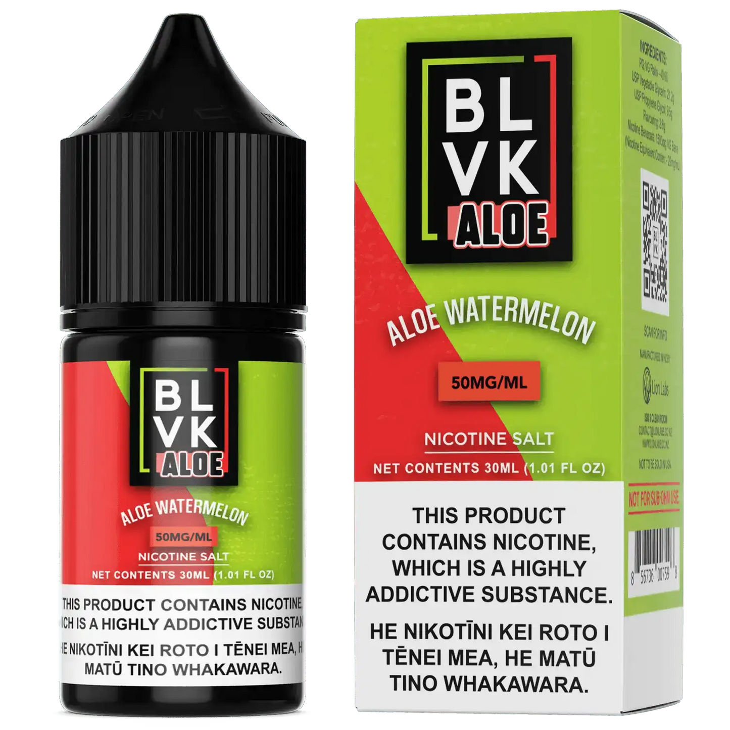 BLVK ALOE TFN Salt Series 30mL Vape Juice