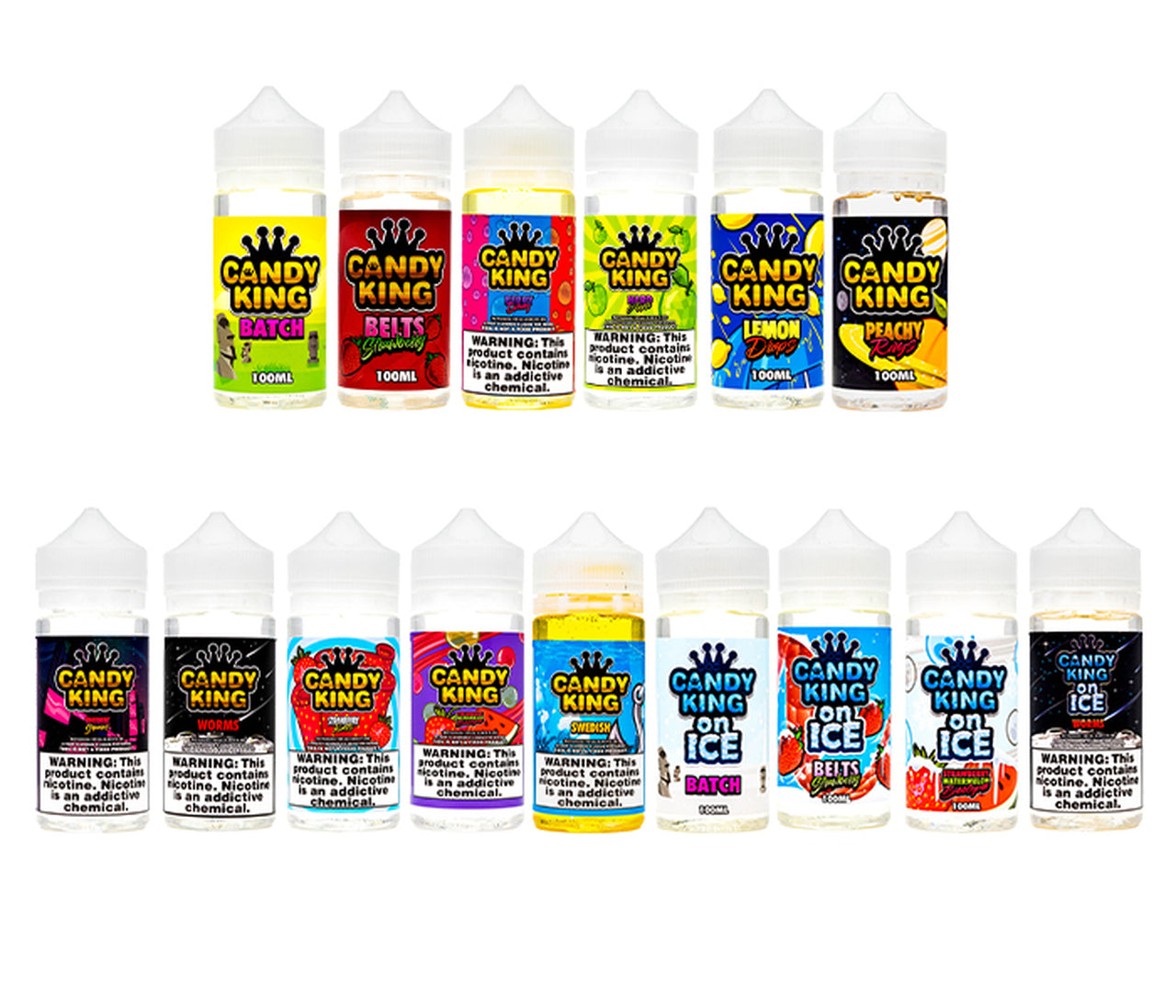 Candy King 100mL Vape Juice Best Flavors