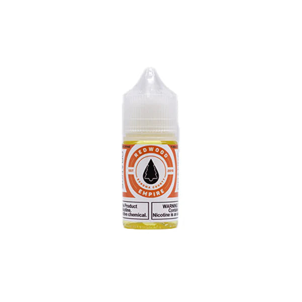 Best Deal Redwood Salt E-Liquid 30mL Vape Juice Cliffside (Orange)