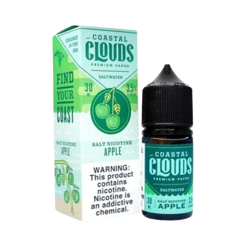 Coastal Clouds Salt 30ML Vape Juice Best Flavor Apple